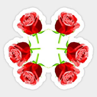 Ring of flower Sticker